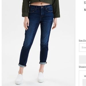 American Eagle Tomgirl button fly jeans
